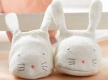 Load image into Gallery viewer, Bunny Baby Booties
