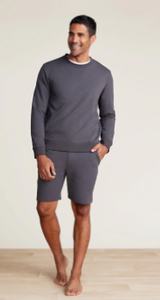 Barefoot Dreams Malibu Collection Men's Pima Cotton Fleece Shorts