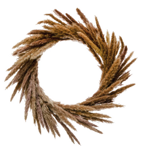 Dried Natural Reed Wreath