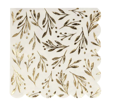 Gold Leaf Large Napkins