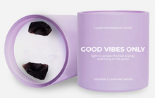 Load image into Gallery viewer, Crystal Manifestation Boxed Candle
