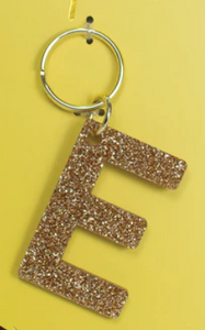 Glitter Letter Key Chain