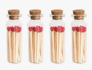Colorful Matches in Corked Vial