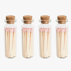 Colorful Matches in Corked Vial