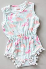 Load image into Gallery viewer, Mila &amp; Rose Pom Pom Romper
