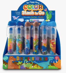 Color Stack To Go Erasable Crayons