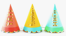 Load image into Gallery viewer, Hip Hip Hooray Party Hats
