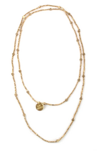 Gia Golden Heart Necklace