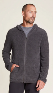 Barefoot Dreams Men's Cozy Chic Zip Up Hoodie