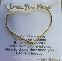 Load image into Gallery viewer, Follow Your Heart Silhouette Necklace
