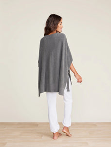 Cozy Chic Ultra Lite Hi Low Poncho With Side Tie