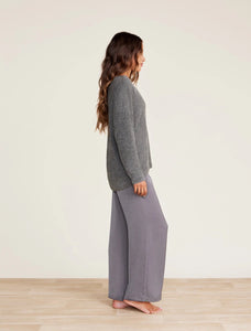Barefoot Dreams Cozy Chic Lite V-Neck Seamed Pullover