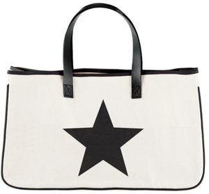 Star Canvas Tote